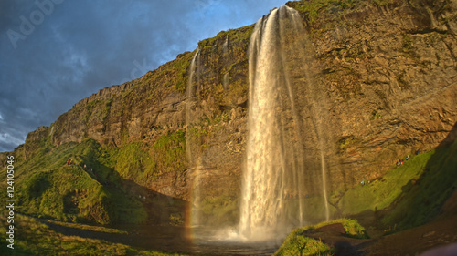 Seljalandsfoss-Wasserfall an der isländischen Südküste.