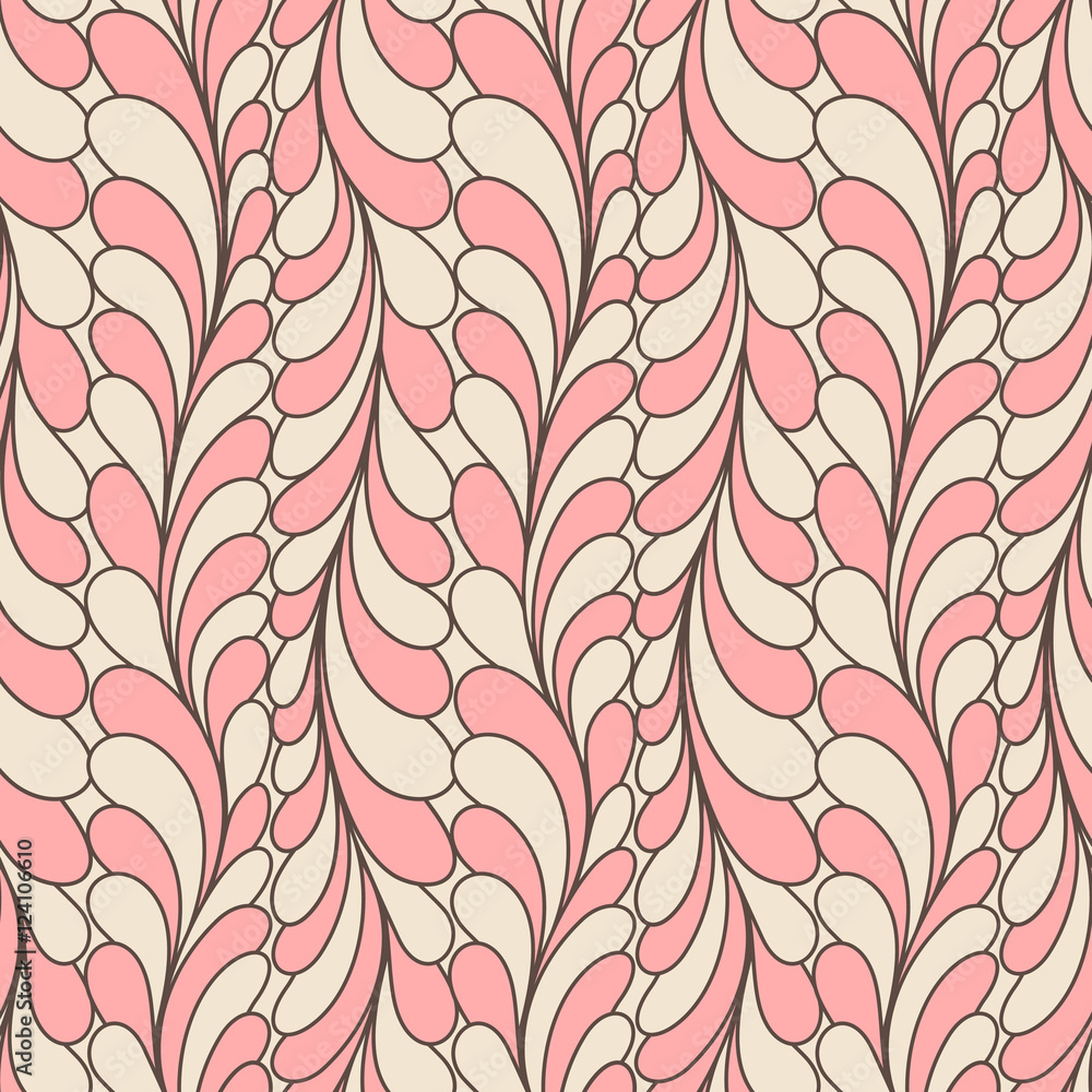 Fototapeta premium Seamless background in retro style