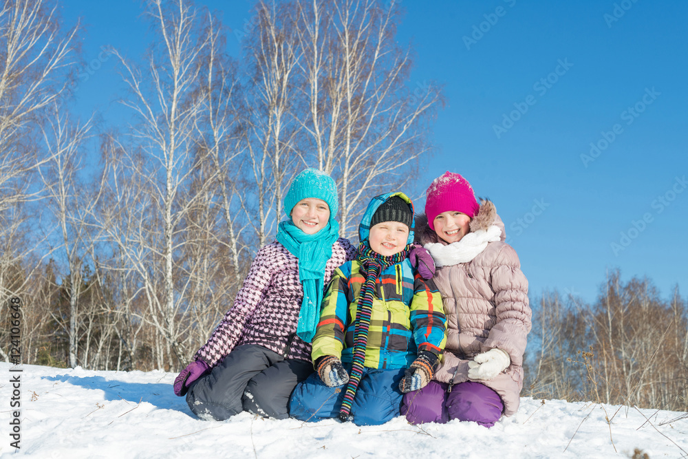 Obraz premium Winter activity