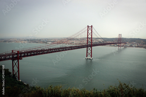 25 de Abril Bridge (Ponte 25 de Abril), Lisbon, Portugal