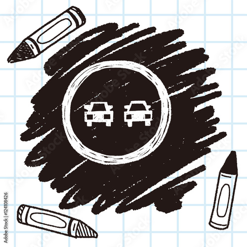 no overtaking doodle