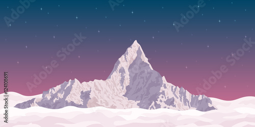 mountain peak landscape