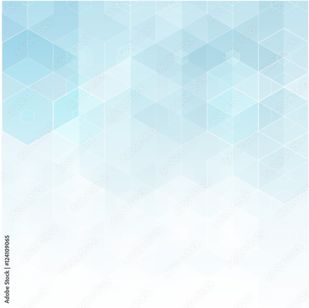Vector Abstract Geometric Background Design Template Booklet Form, blue hexagon Vector Abstract Geometric Background Design Template Booklet Form, blue hexagon