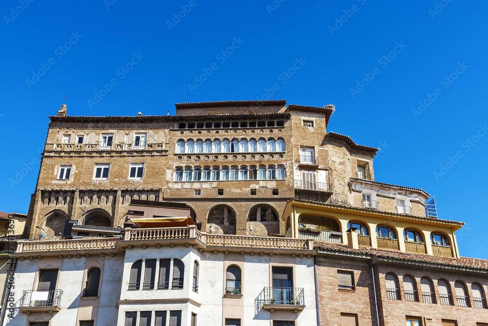 Historic buildings in Tarazona de Aragon, Saragossa, Spain