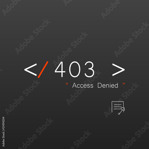 Vectors Abstract background 403 connection error Access Denied
