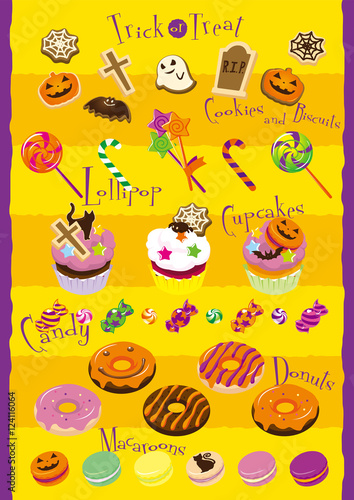 ハロウィン スイーツイラスト A Stock Vector Adobe Stock ハロウィン スイーツイラスト A Stock Vector Adobe Stock