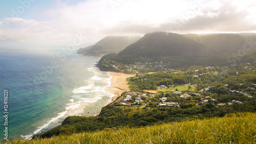 Photography Blick vom Bald Hill auf Stanwell Park in New South Wales, Australien