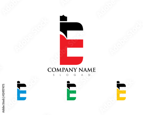 E Letter Logo photo