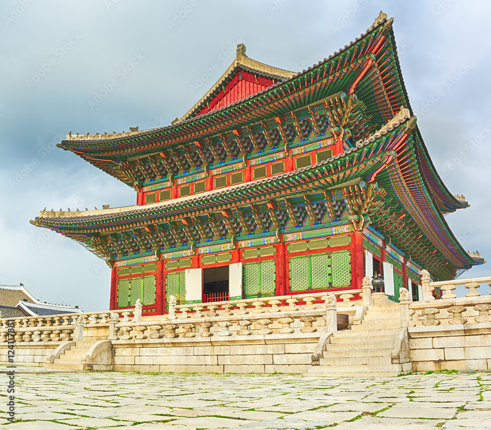 Fototapeta premium Pałac Gyeongbokgung. Korea Południowa.