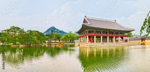 Gyeongbokgung Palace. South Korea. Panorama