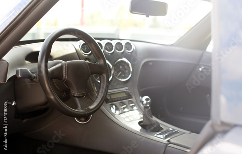Interior vom Sportwagen