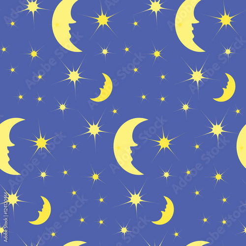 the pattern of the night sky