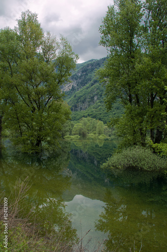 Lake Ledro near Gardasee, Italy