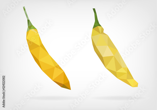 Low Poly Lemon Drop Pepper