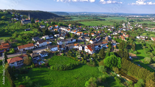Luftaufnahme Felsberg Saarland Dorf 