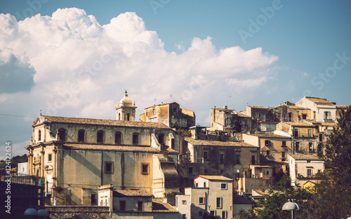 View of Ragusa, Sicily, Italy