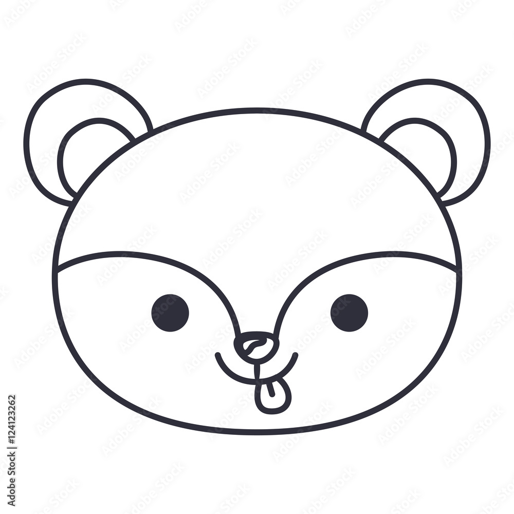 squirrel cartoon icon. Cute animal creature and little theme. Isolated design. Vector illustration