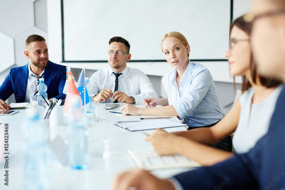 Fototapeta premium Political convention