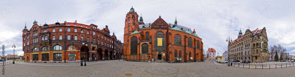 Panoramic view on Legnica - Poland