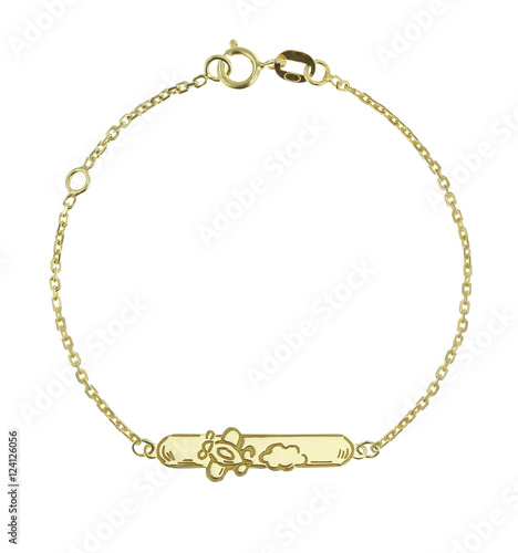 Wallpaper Mural Nice gold bracelet with charms Torontodigital.ca