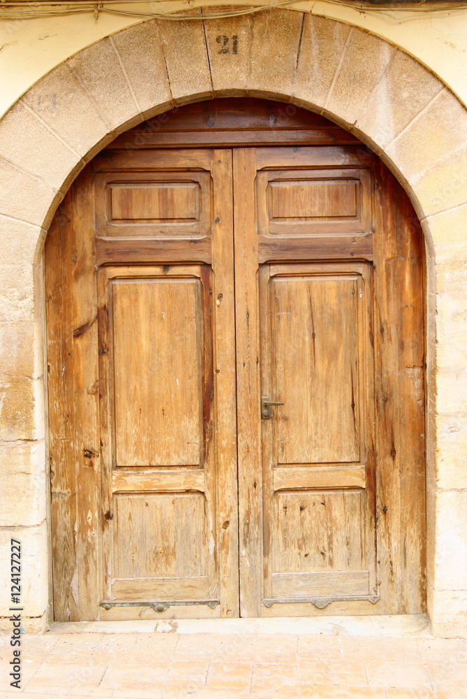 aold wooden door