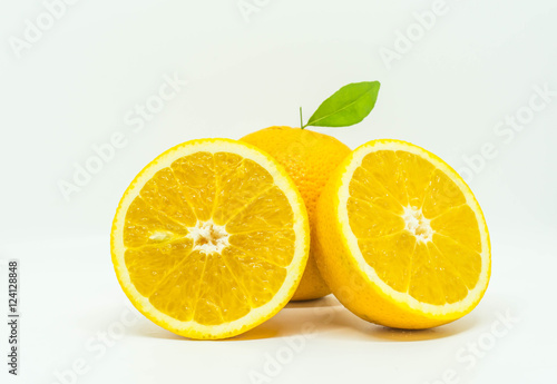orange isolated on white background