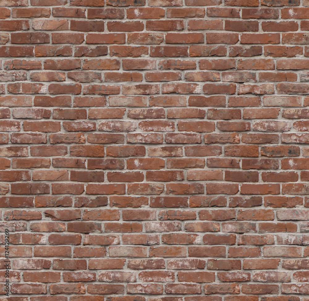 Seamless old brick wall texture or background