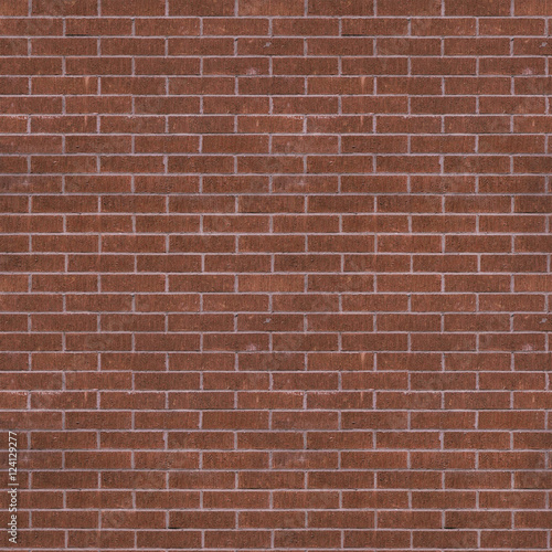 Seamless brown brick wall texture or background