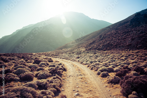 Dirt road rally background