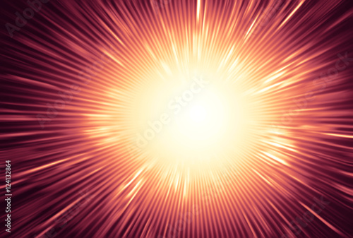 Bright light explosion background