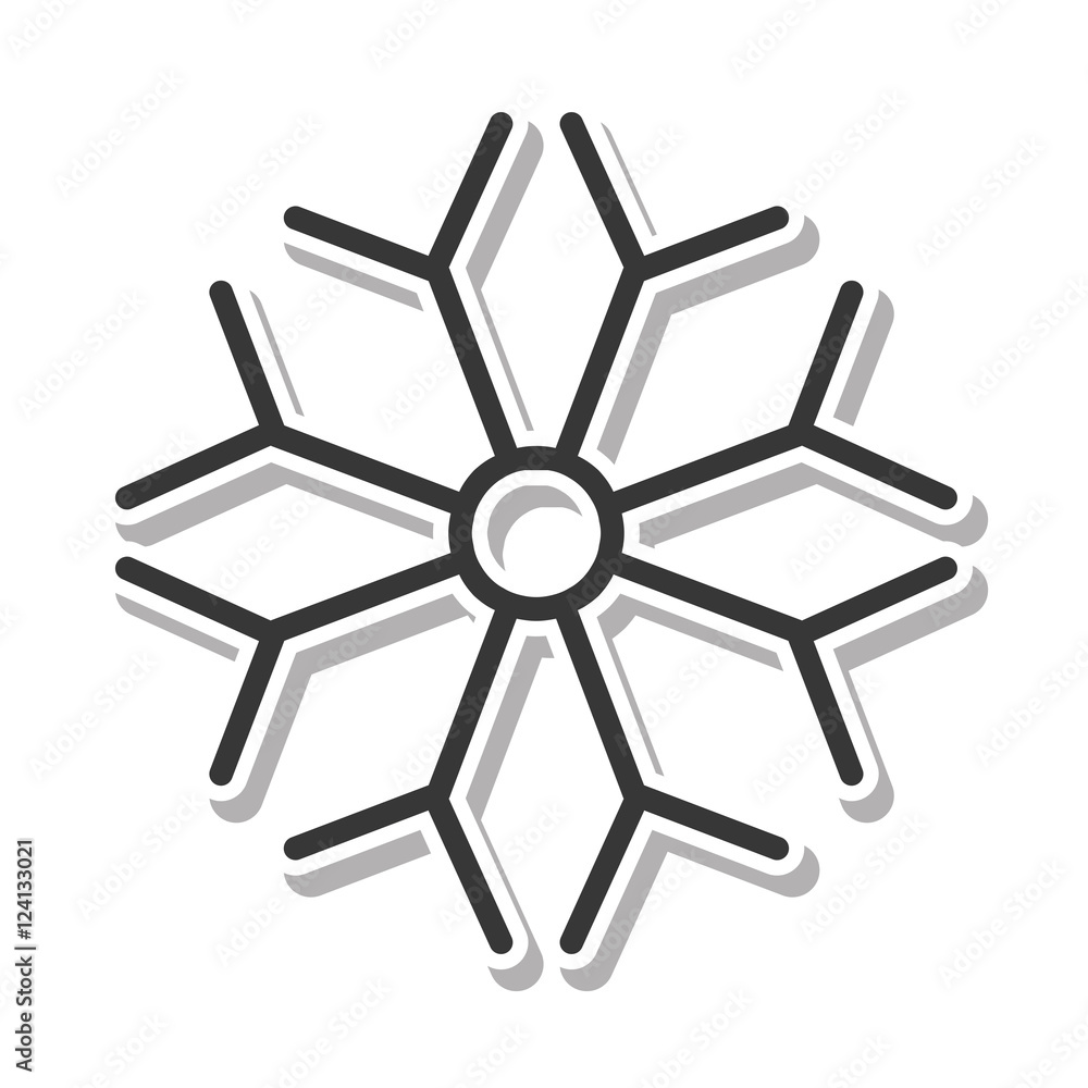 christmas snowflake isolated icon vector illustration design christmas snowflake isolated icon vector illustration design