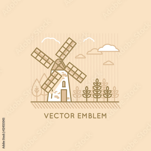 Windmill - bakery emblem