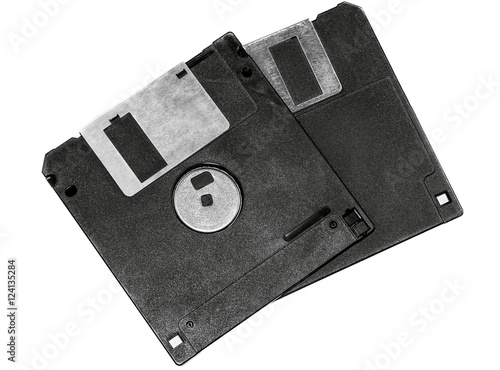 Two floppy disks