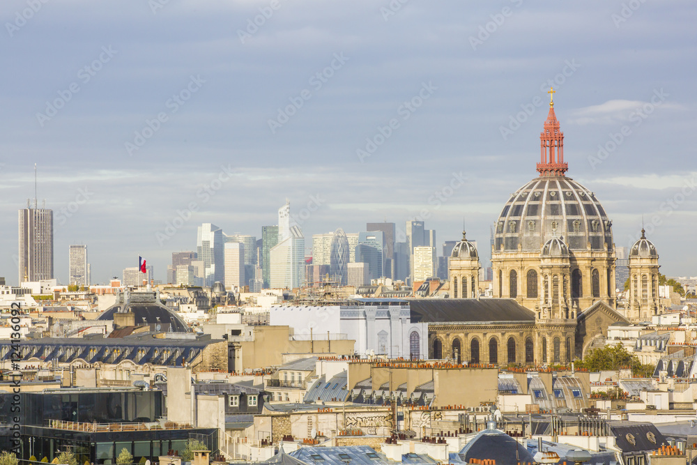 Les toits de Paris depuis Haussmann