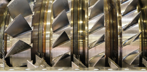blades in a gas turbine engine