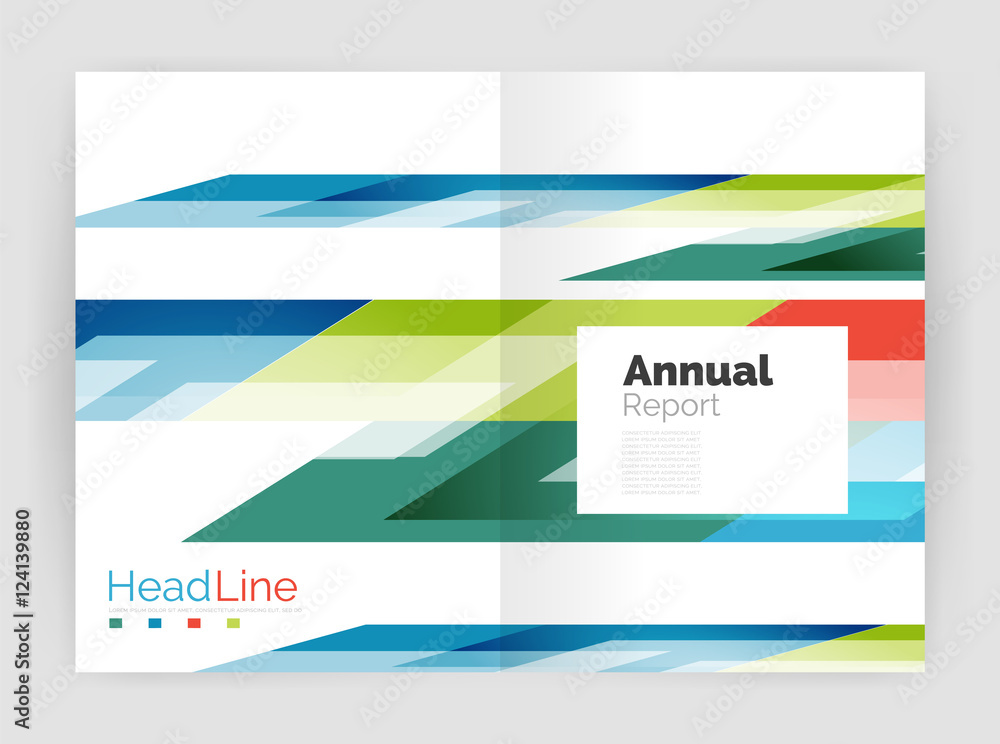 Fototapeta premium Motion concept. Business annual report cover templates