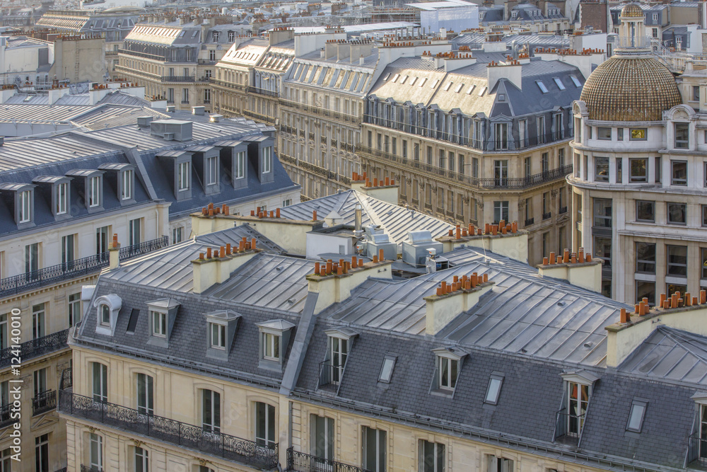 Les toits de Paris depuis Haussmann Les toits de Paris depuis Haussmann