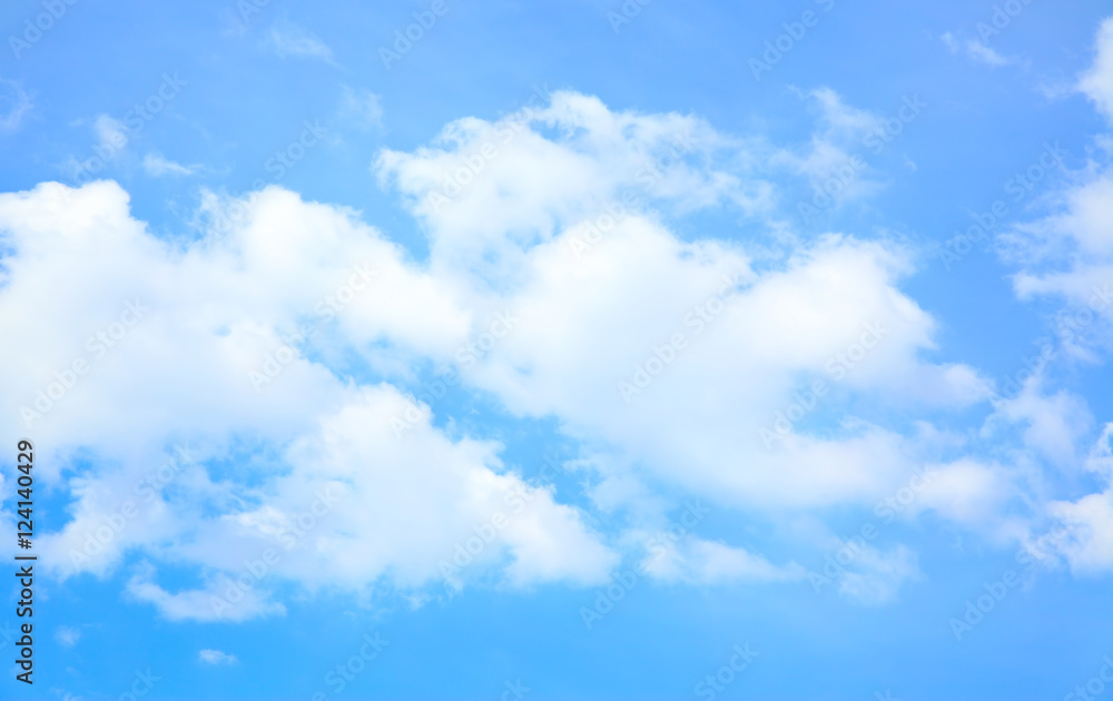 Obraz premium Strip of clouds