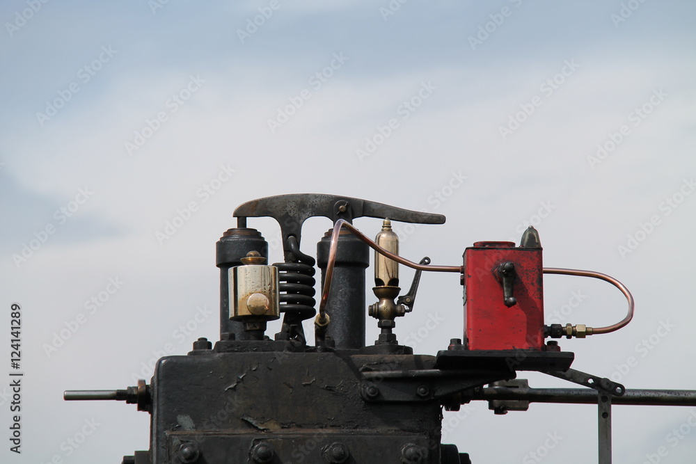 A Safety Valve and Whistle on a Steam Traction Engine.