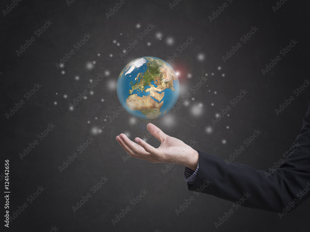 business hand holding globe earth concept business social. Elements of this image furnished by NASA business hand holding globe earth concept business social. Elements of this image furnished by NASA
