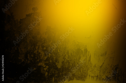 Grunge brushed gold metal texture   abstract industrial or Halloween background 