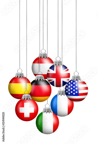 Internationale Christbaumkugeln