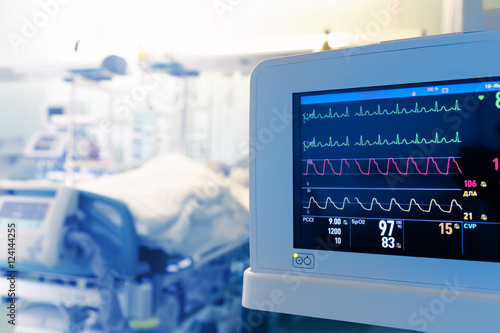 Monitoring of patient's heart in intensive care unit