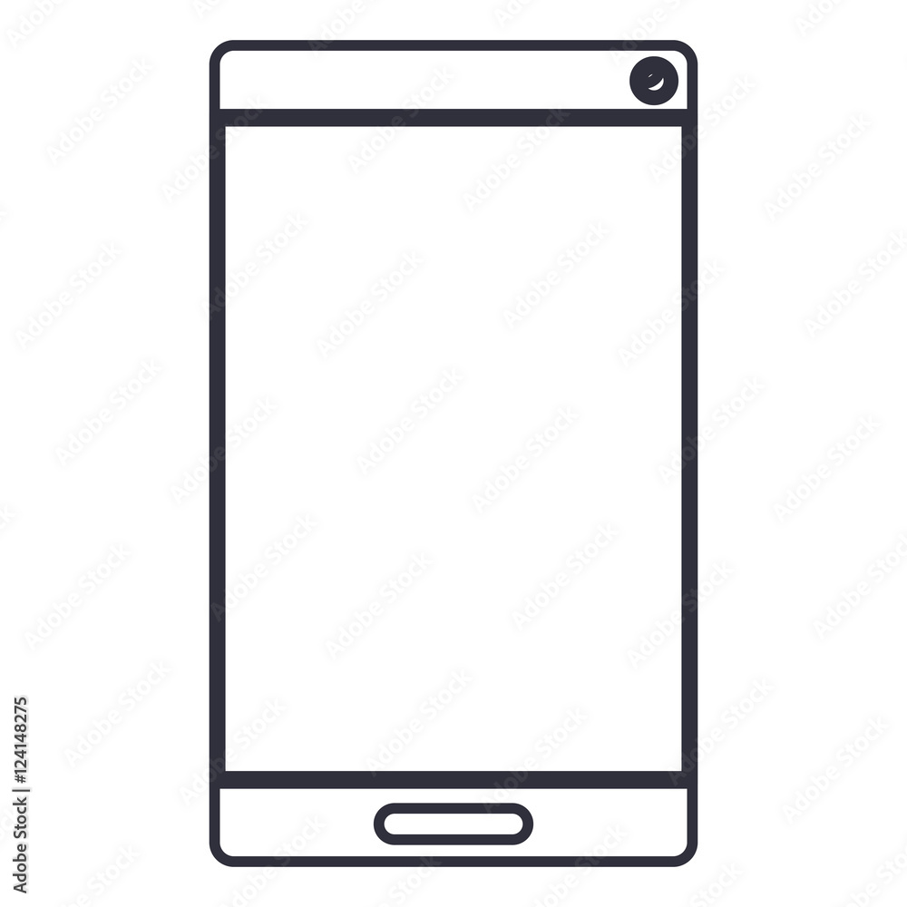Smartphone icon. Device gadget and technology theme. Isolated design. Vector illustration Smartphone icon. Device gadget and technology theme. Isolated design. Vector illustration