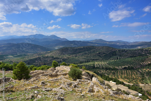 Beautiful greek landscape. photo