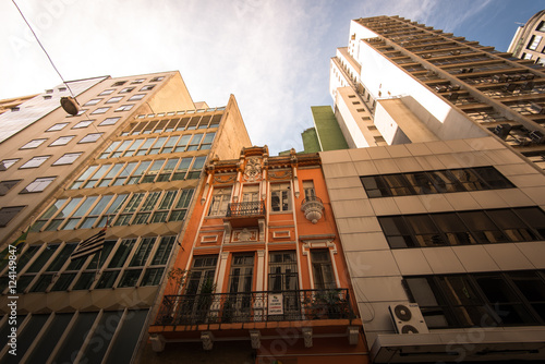 Buildings in Downtown of Sao Paulo City in Brazil