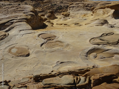 Erosion de roches ile de Lesbos photo