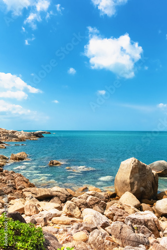 beach Chaloklum Island in southern Thailand, Koh Pangan, Suratthani