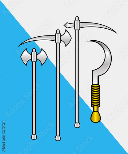 Ancient Weapons Vector Set