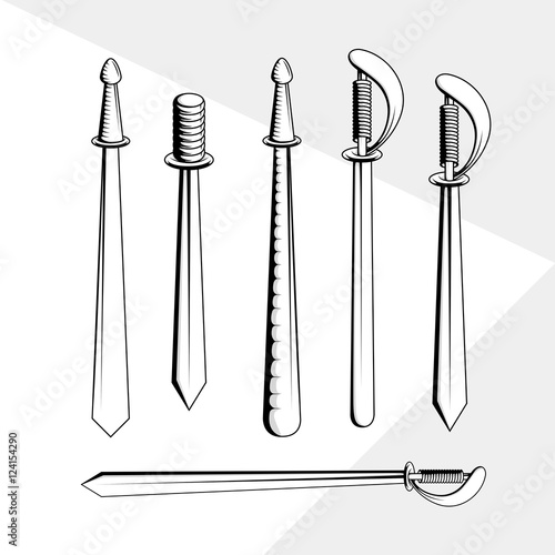 Swords Vector Clipart